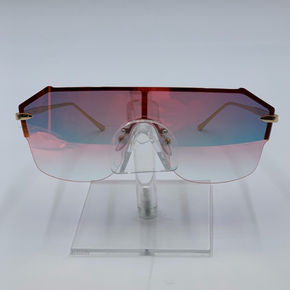 "Dream Girl" Orange Mirrored Sunglasses - Picture 7 of 8